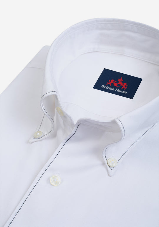 Pearl White Oxford Shirt