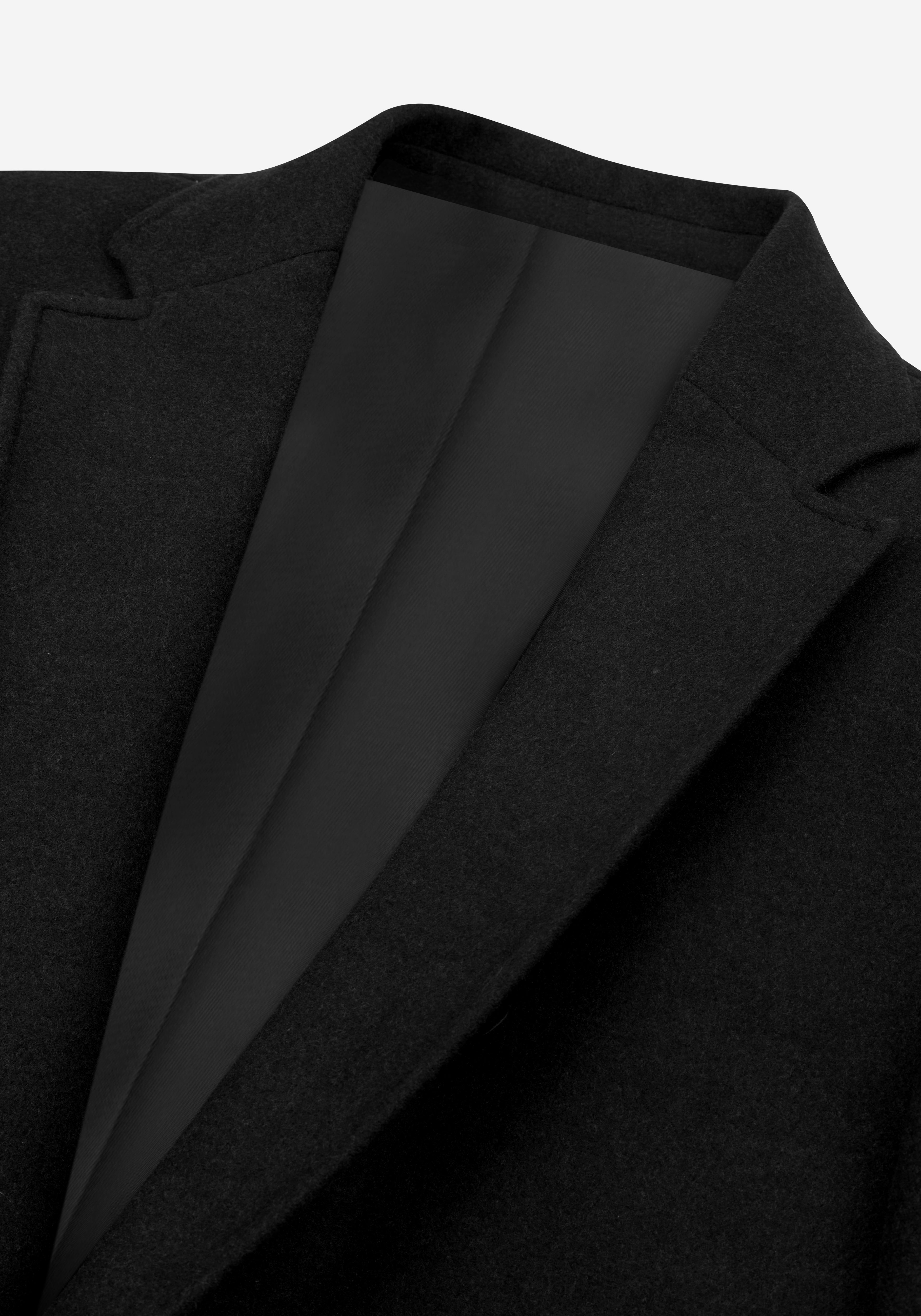 Shadow Black Poly Coat