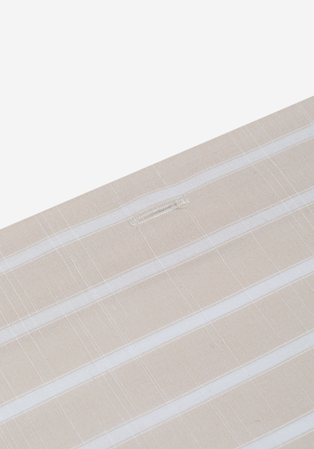 Dune Beige Stripe Washed Signature Chambray Shirt