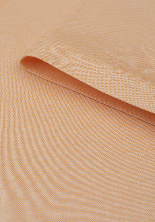 Peach Orange Cotton Polo Shirt