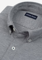 Powder Grey PiquÃ© Shirt