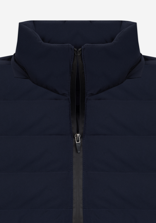 Deep Navy Puffer Down Jacket