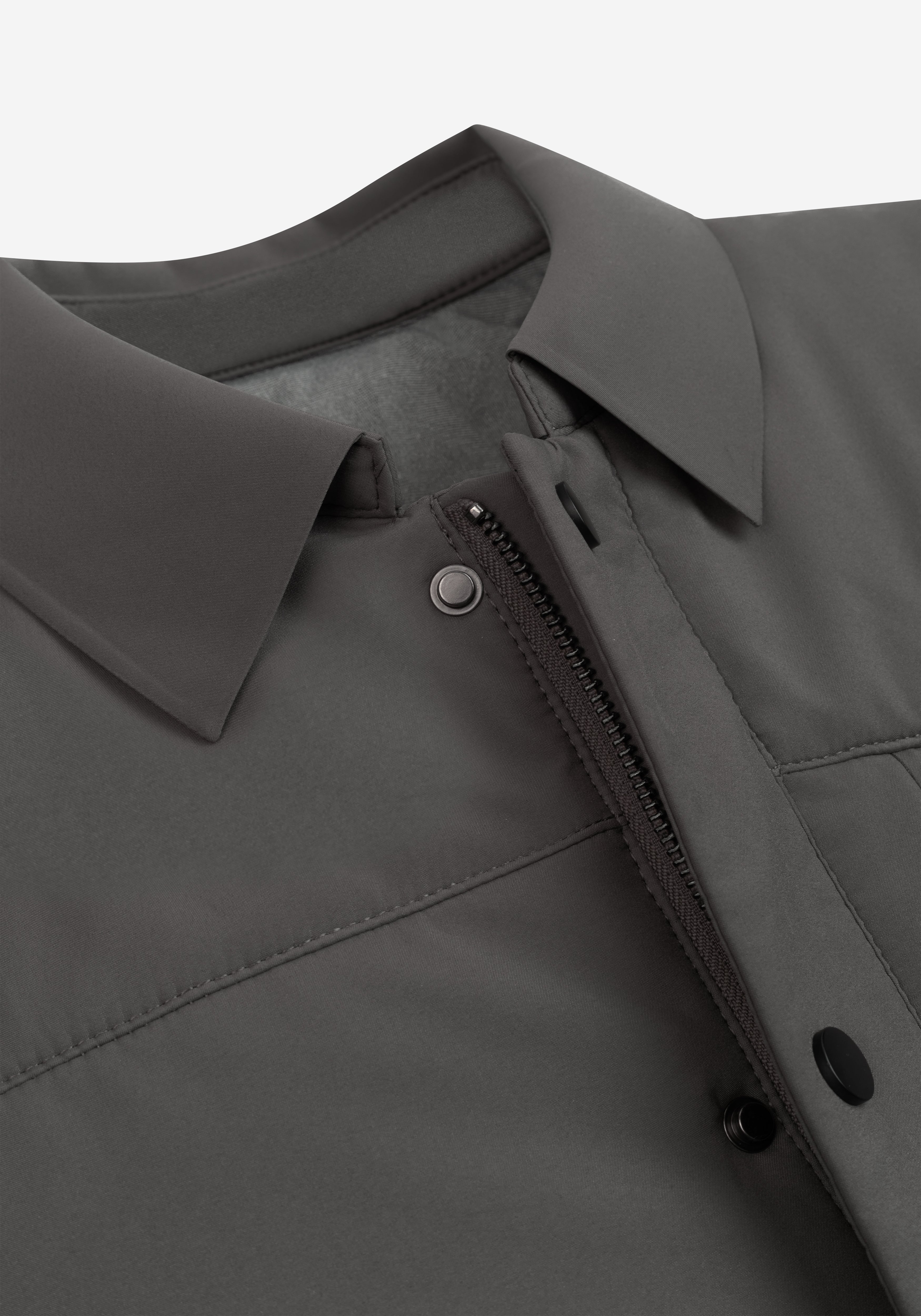 Shadow Olive Block-Tech Puffer Jacket