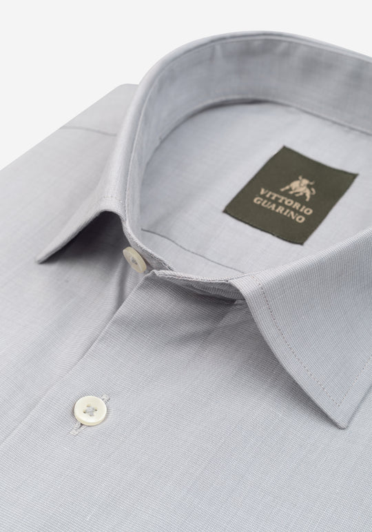 Moon Grey Poplin Shirt