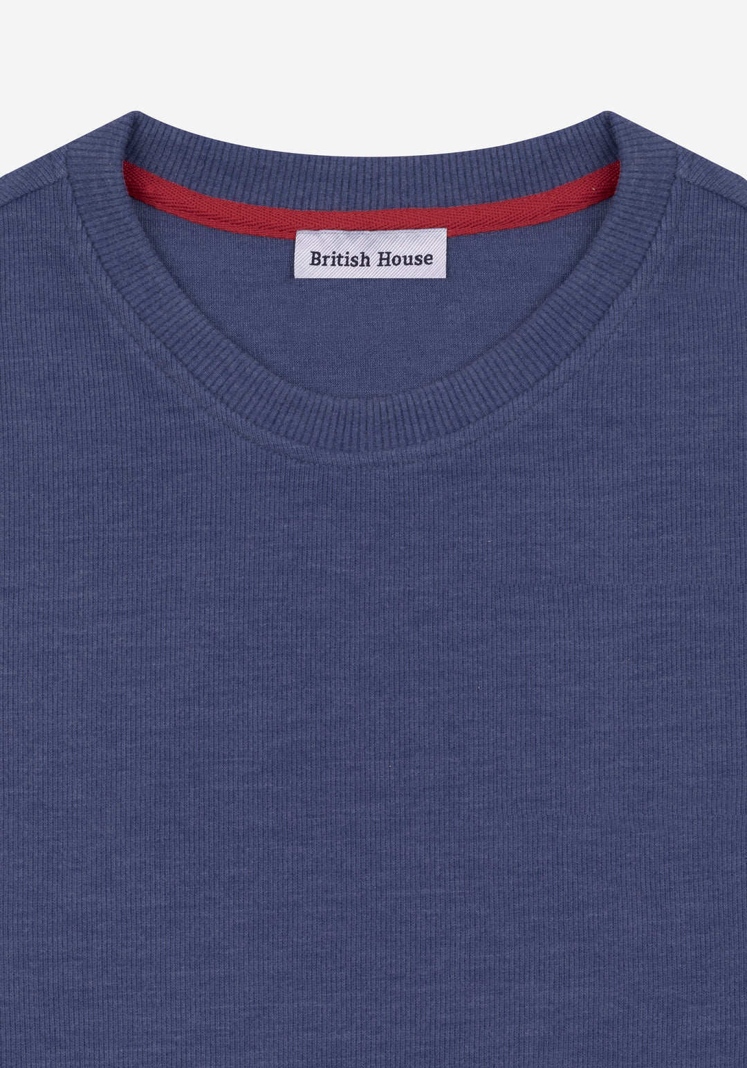 Slate Blue Cotton Sweatshirt