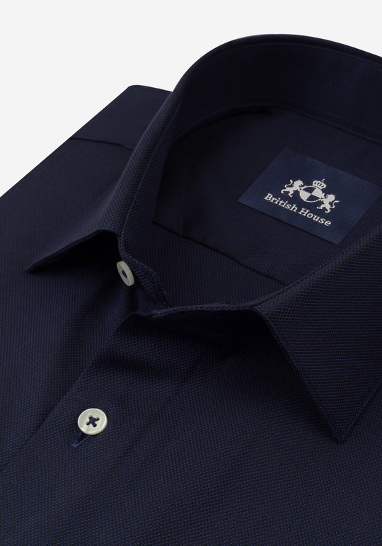 Sapphire Navy Oxford Shirt