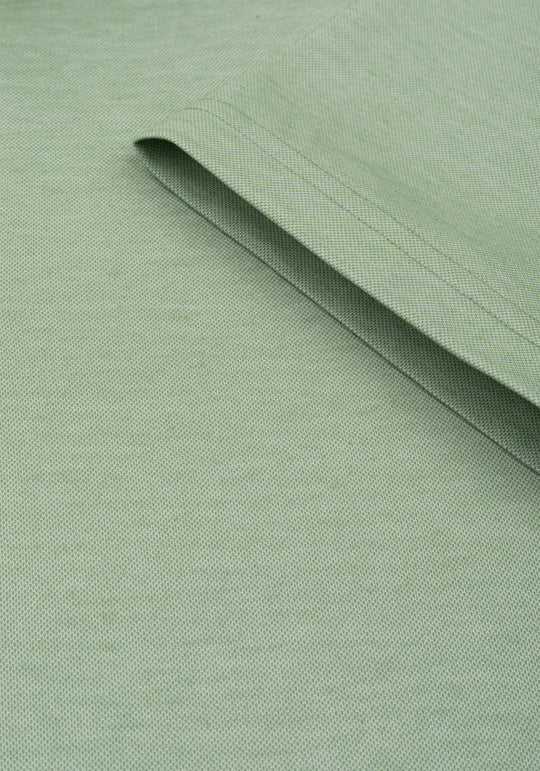 Verdant Green Cotton Polo Shirt