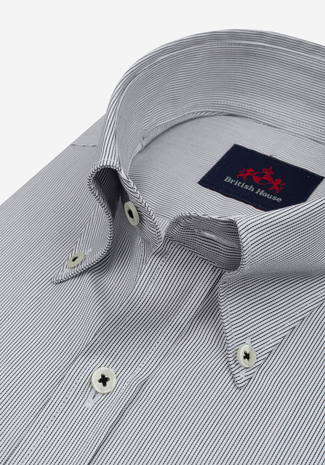 Slate Black Stripe Signature Twill Shirt