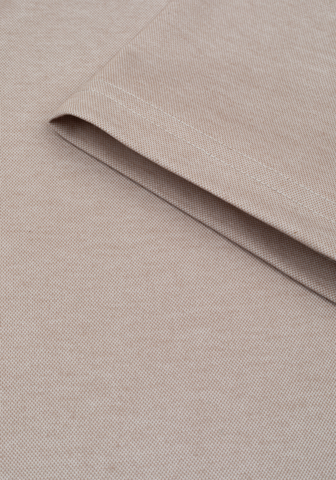 Dull Beige Cotton Polo Shirt