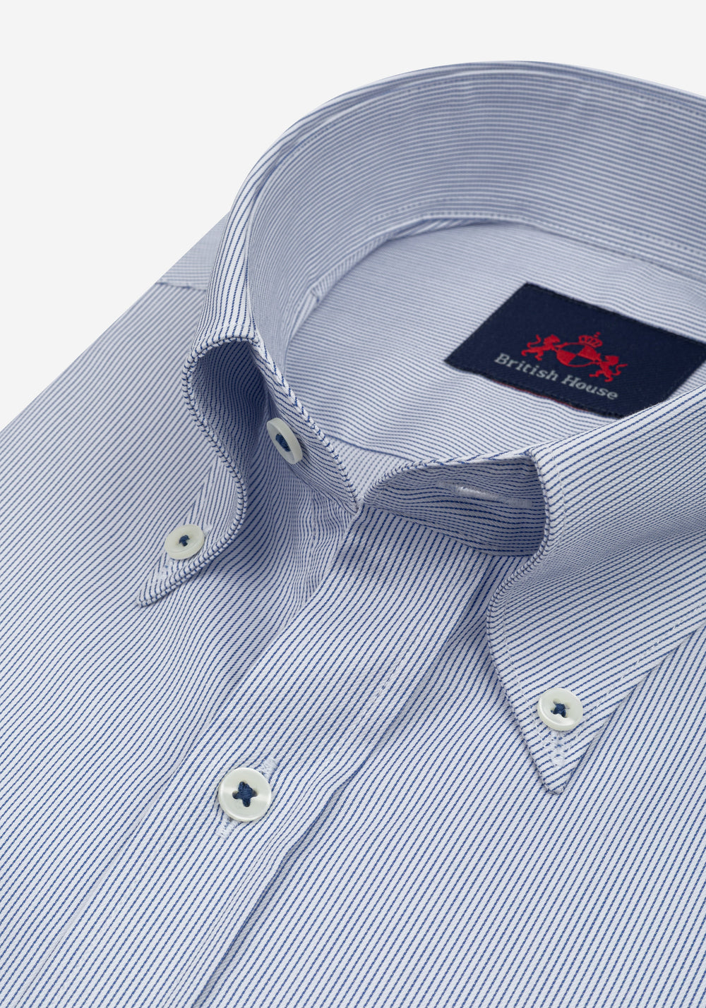 Dawn Blue Stripe Signature Twill Shirt