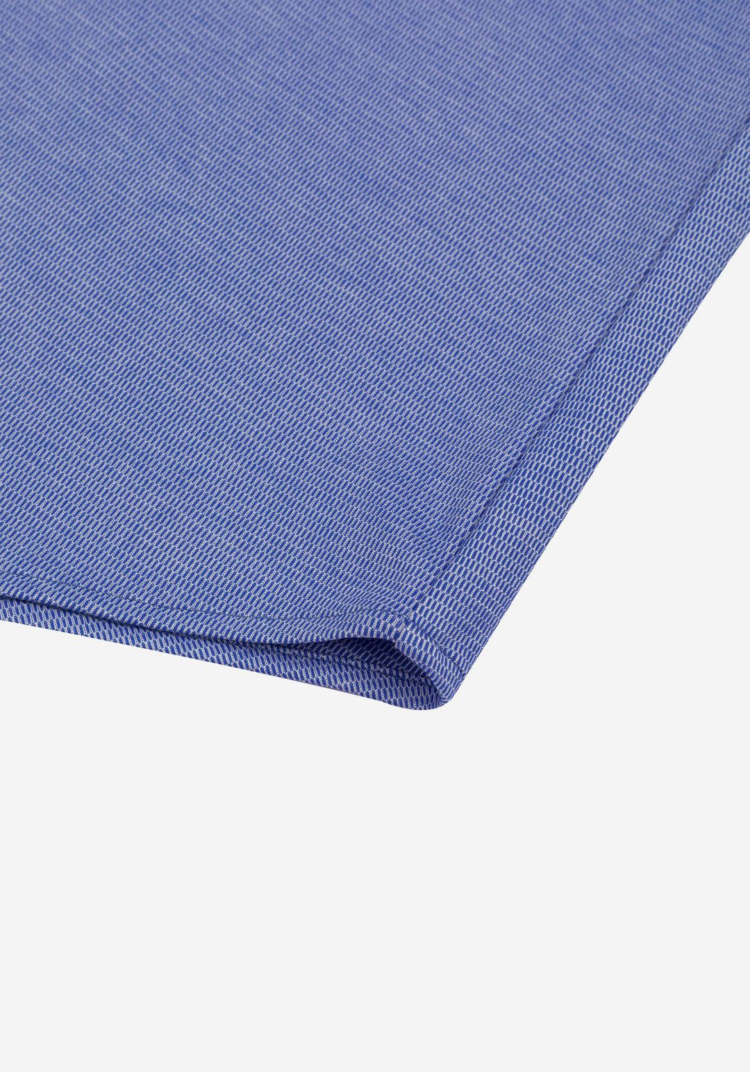 Serene Blue Knitted 4-Way Stretch Shirt