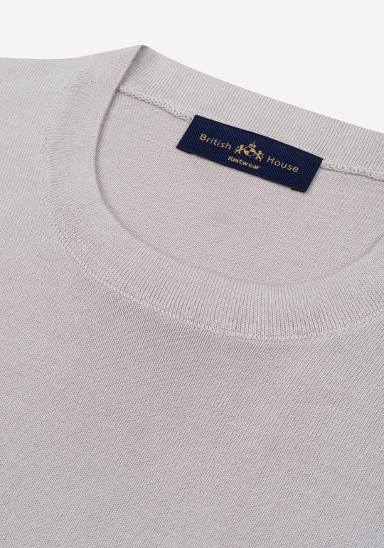 Dawn Grey Knitted T-Shirt
