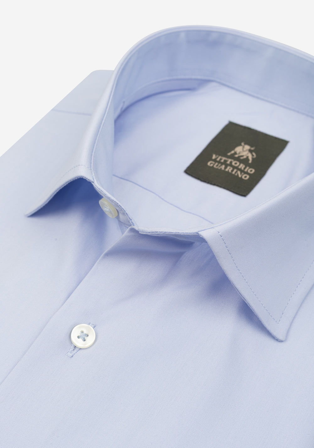 Pale Blue Poplin Shirt