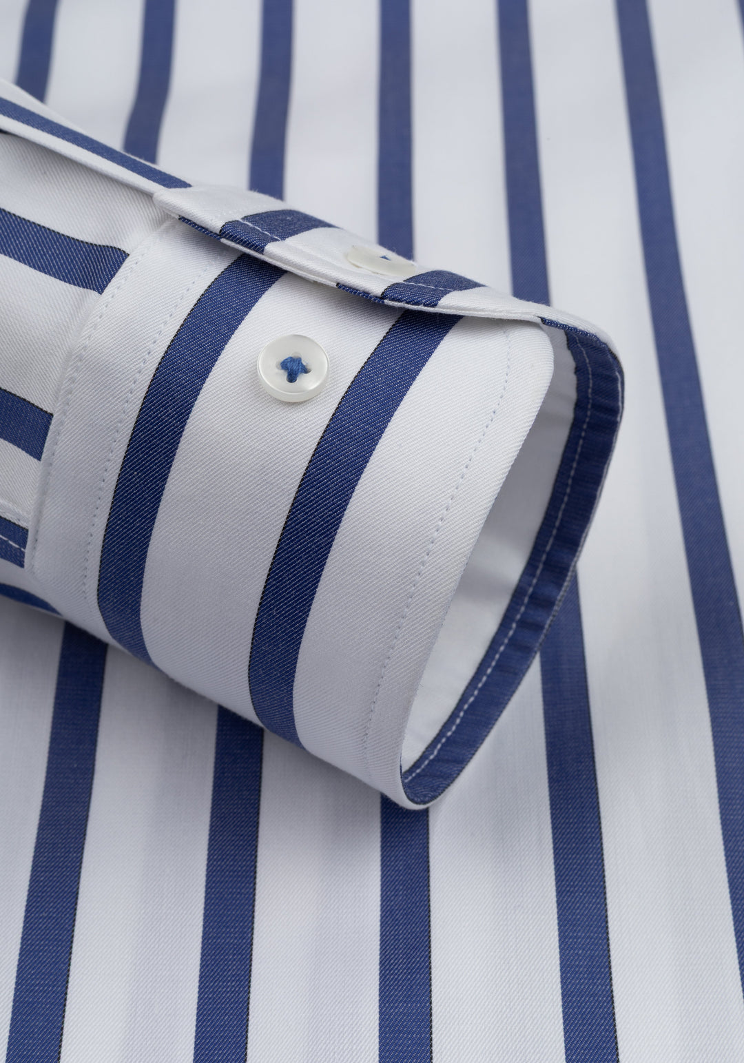 Imperial Blue Stripe Signature Twill Shirt