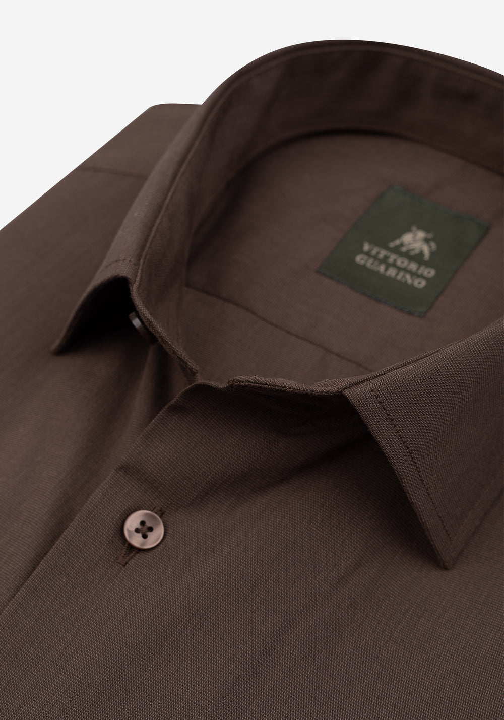 Coffee Brown Poplin Shirt