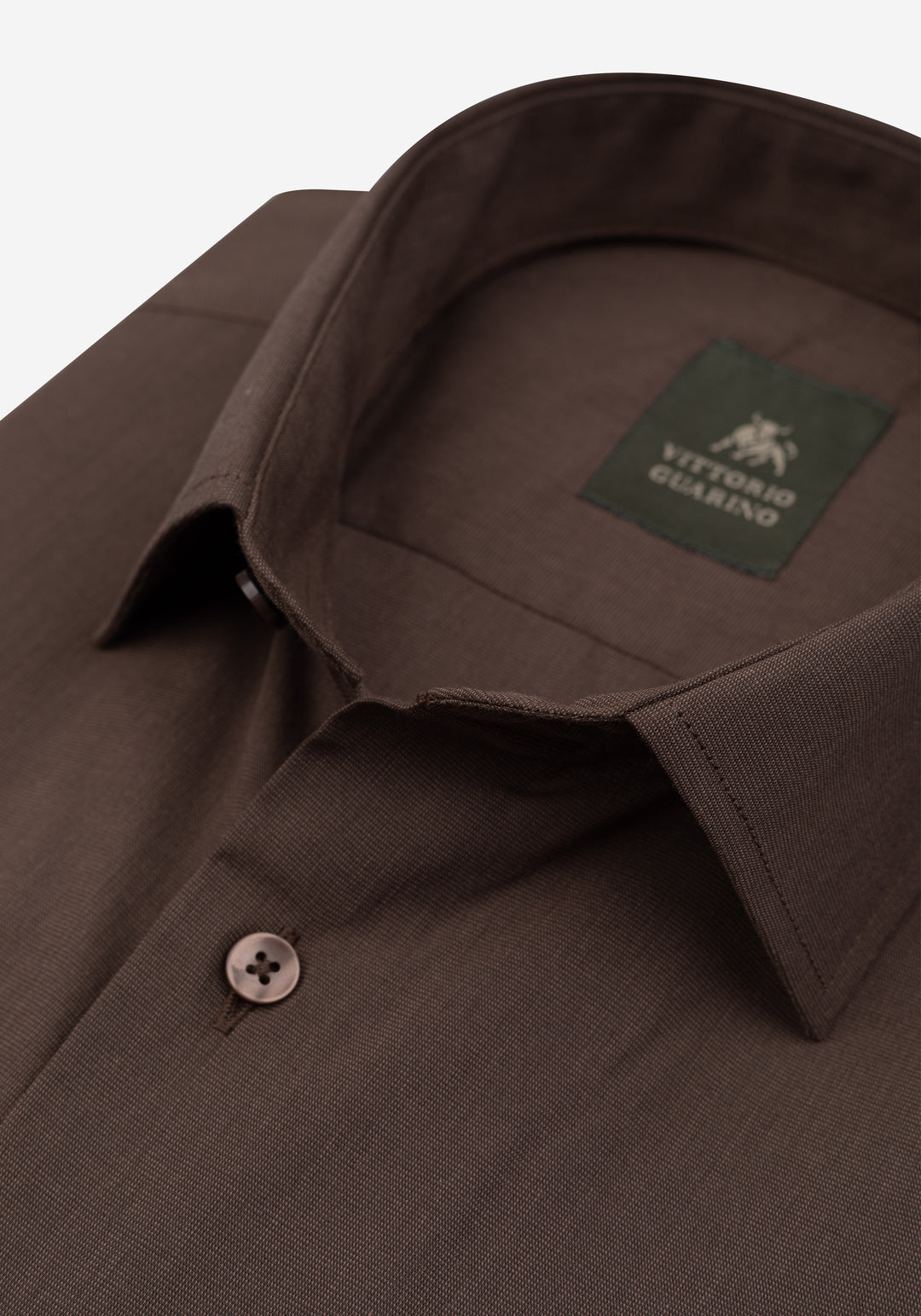Coffee Brown Poplin Shirt