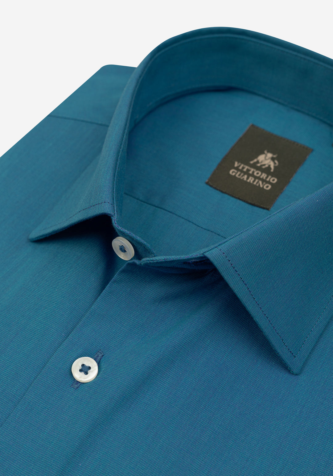 Deep Teal Poplin Shirt