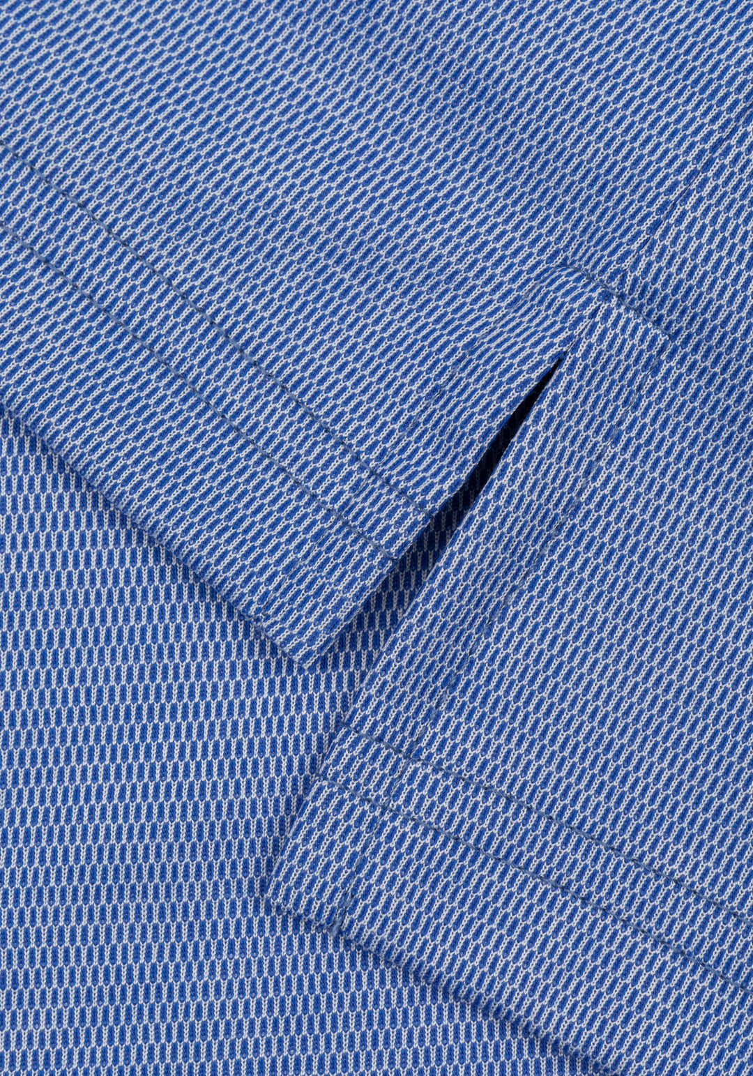 Coastal Blue Cotton Polo Shirt