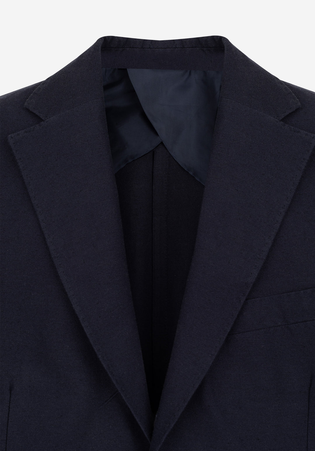 Midnight Navy Linen Blend Blazer