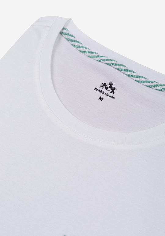 White Forest Green T-Shirt