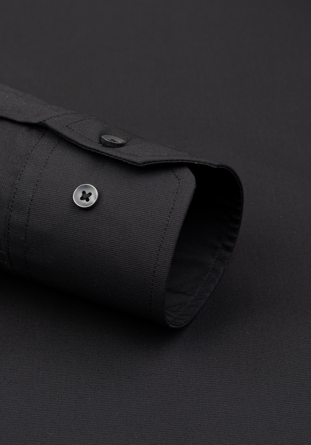Jet Black Poplin Shirt