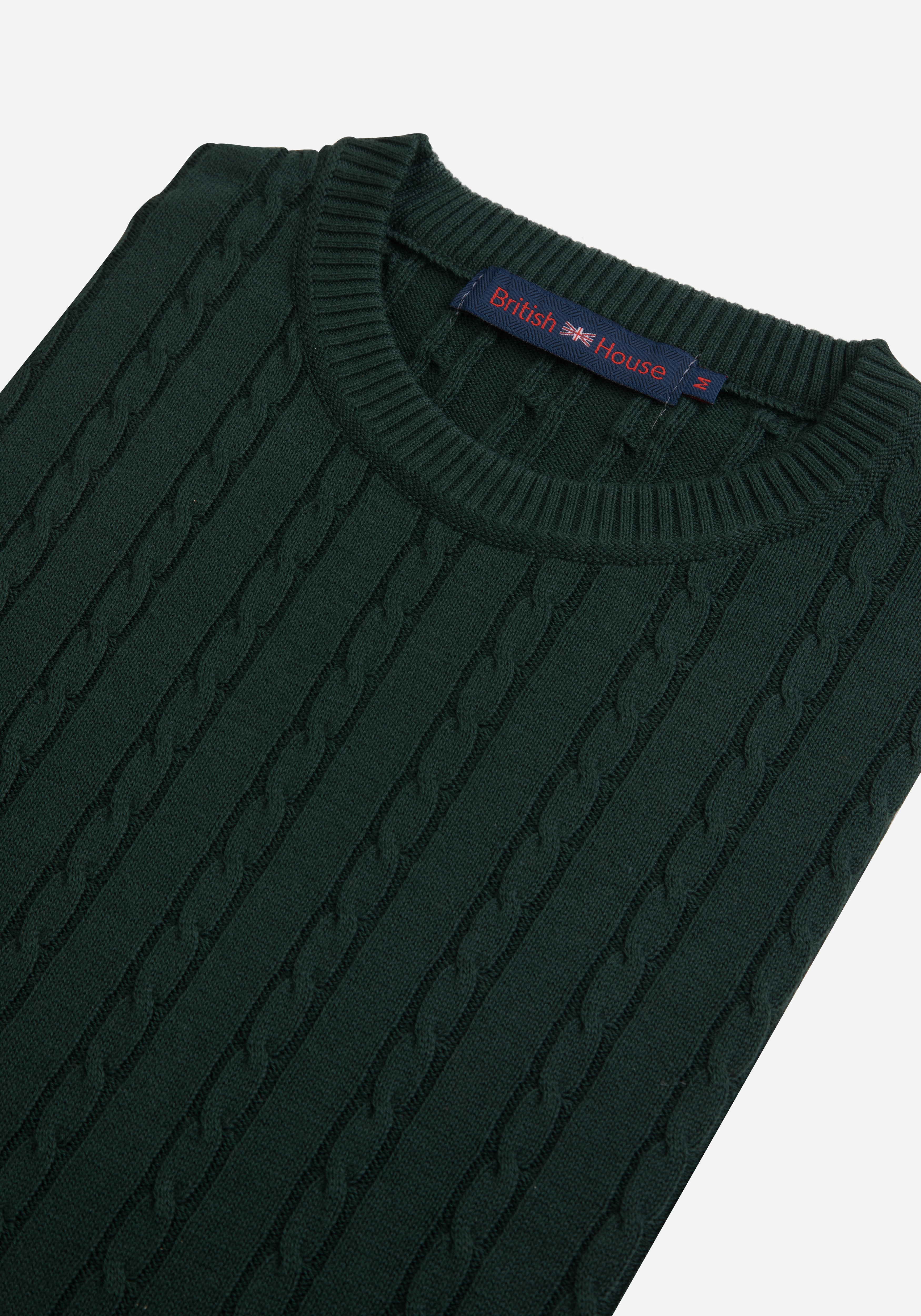 Ivy Green Braided Pullover