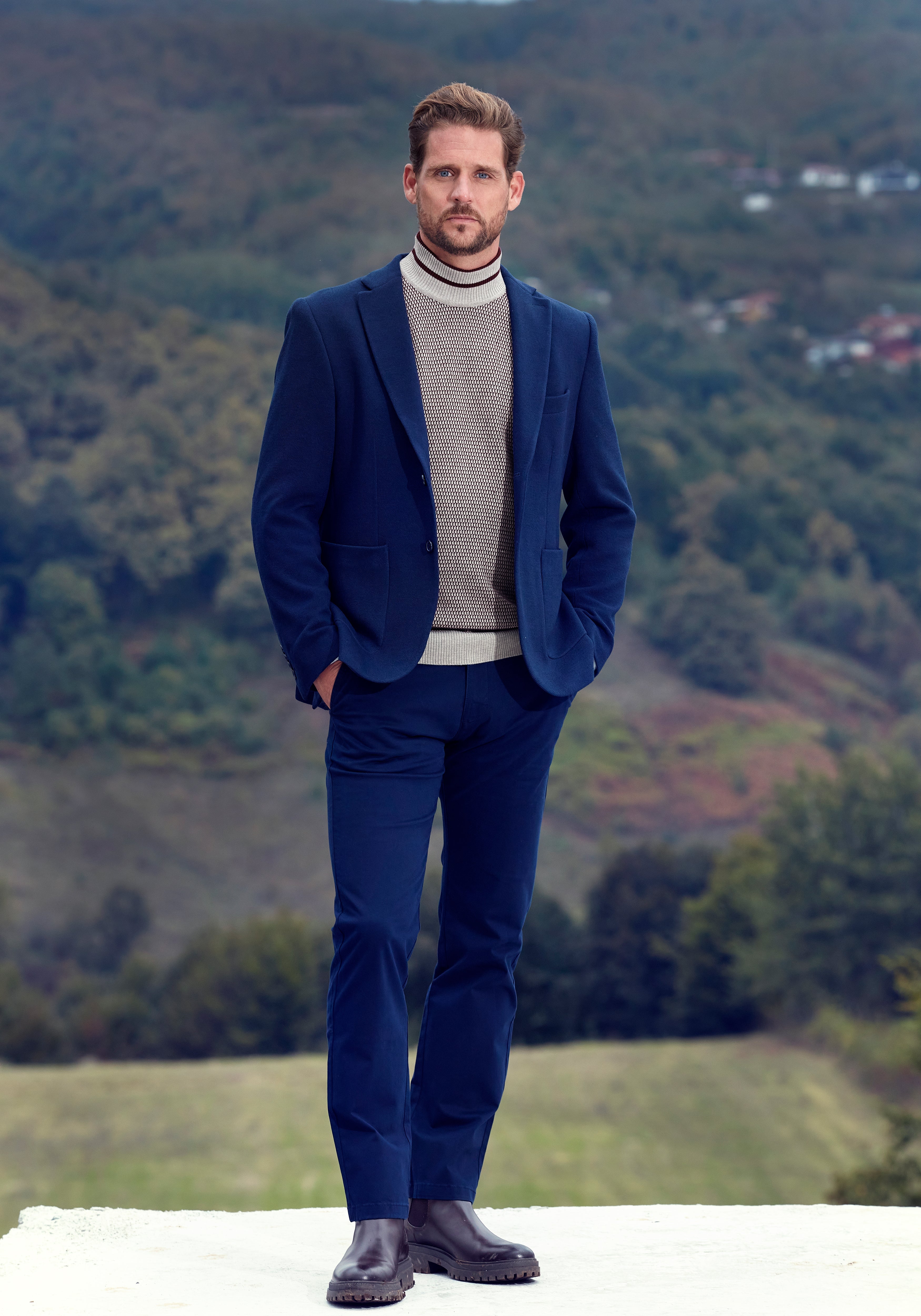 Gravel Grey Turtle Neck Pullover