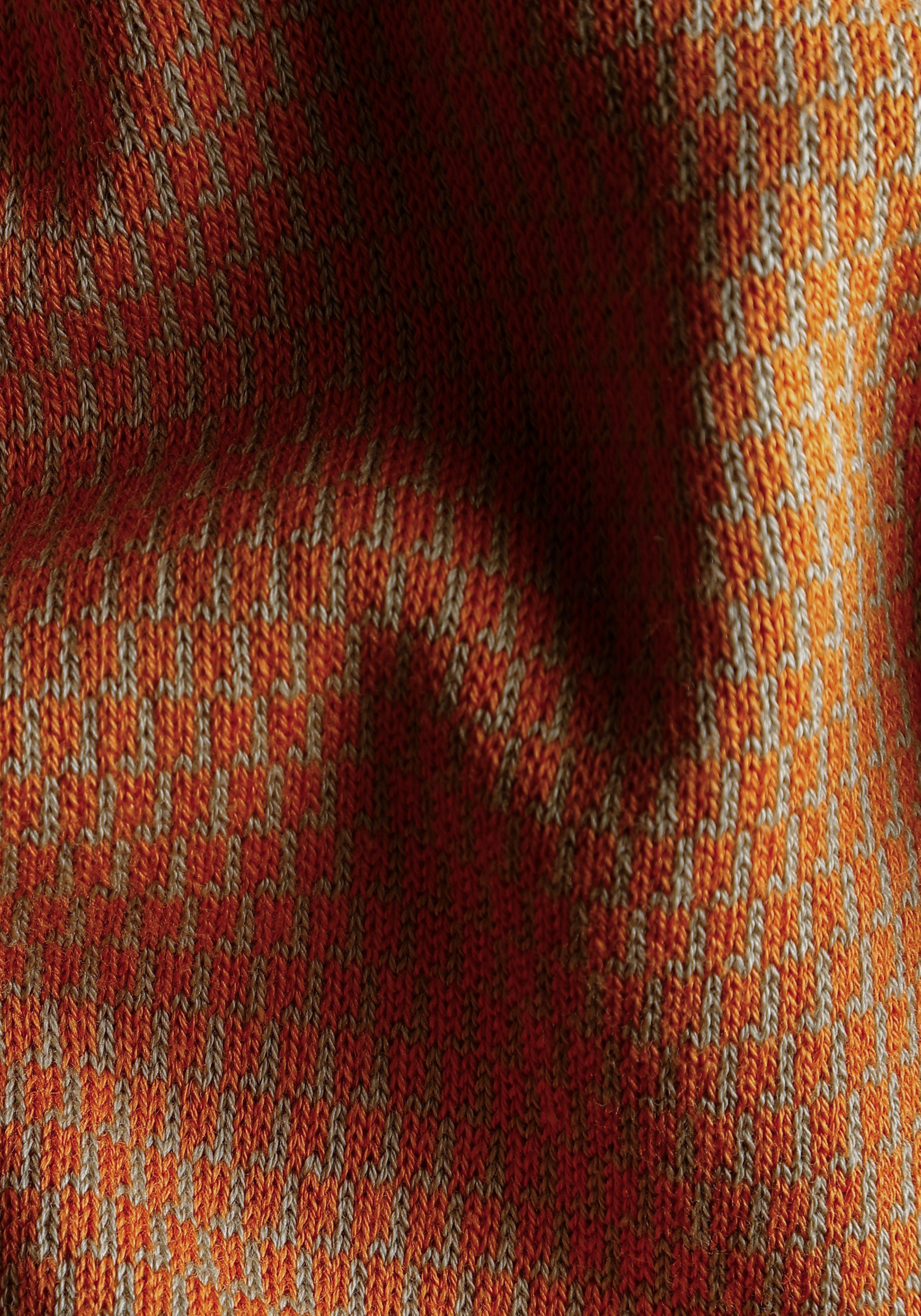 Amber Orange Turtle Neck Pullover