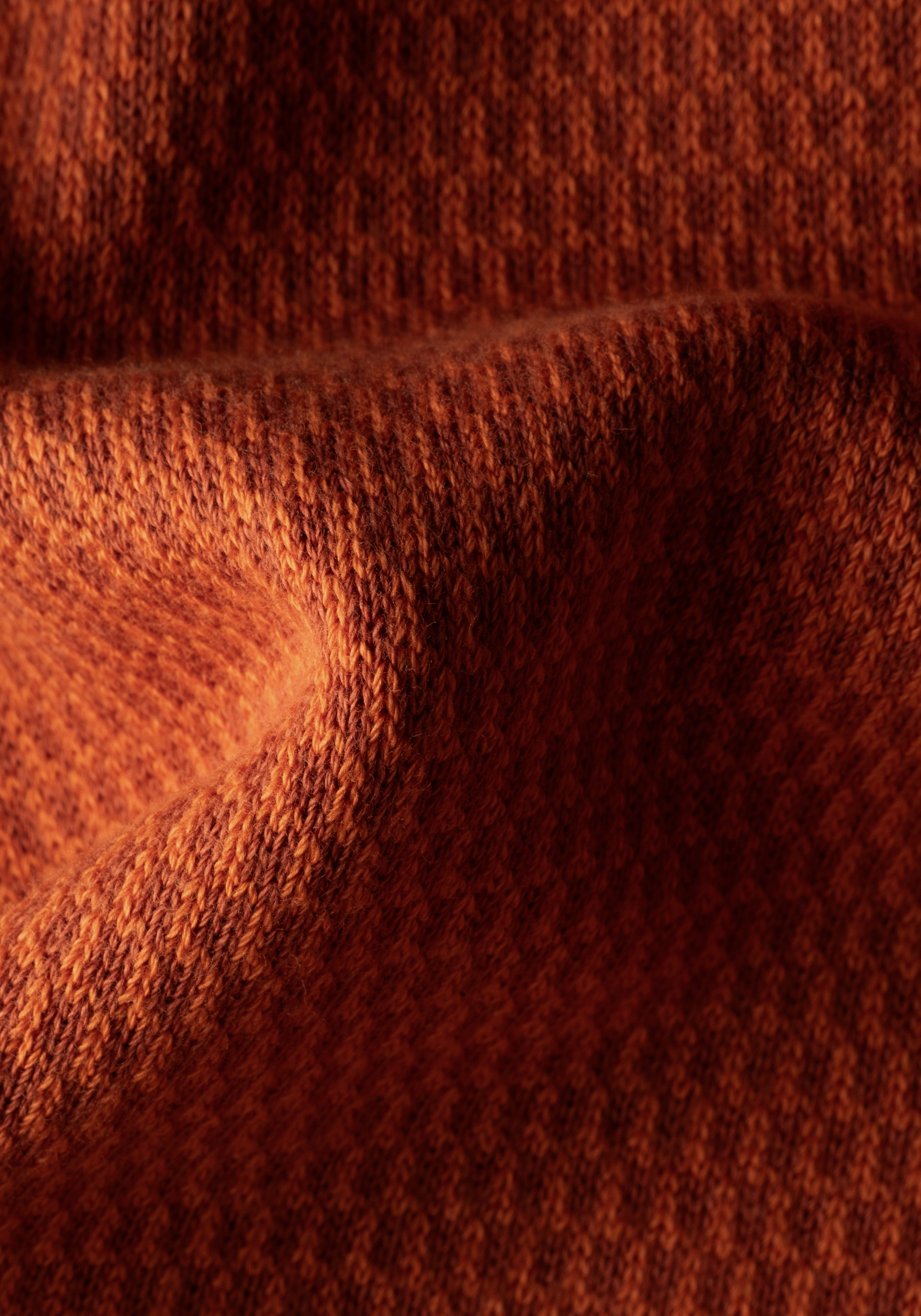 Clay Orange Turtle Neck Pullover