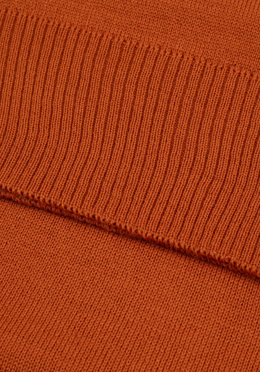 Canyon Orange Italian Merino Wool Pullover