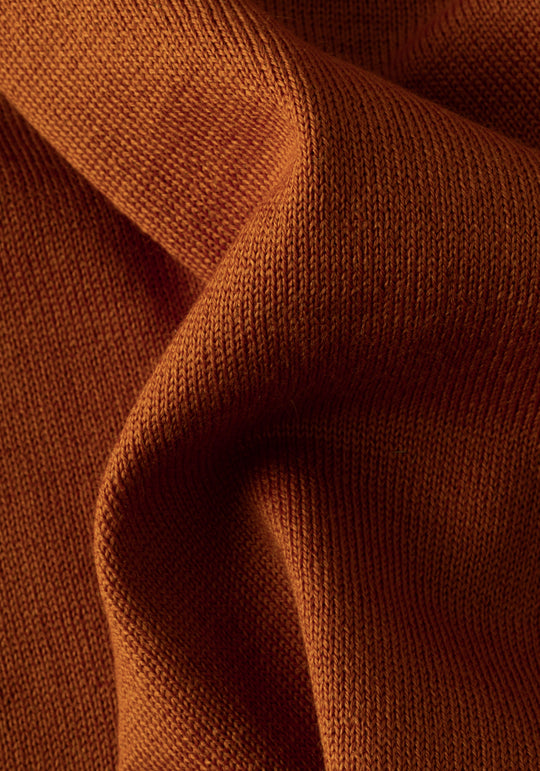 Maple Orange Italian Merino Wool Pullover