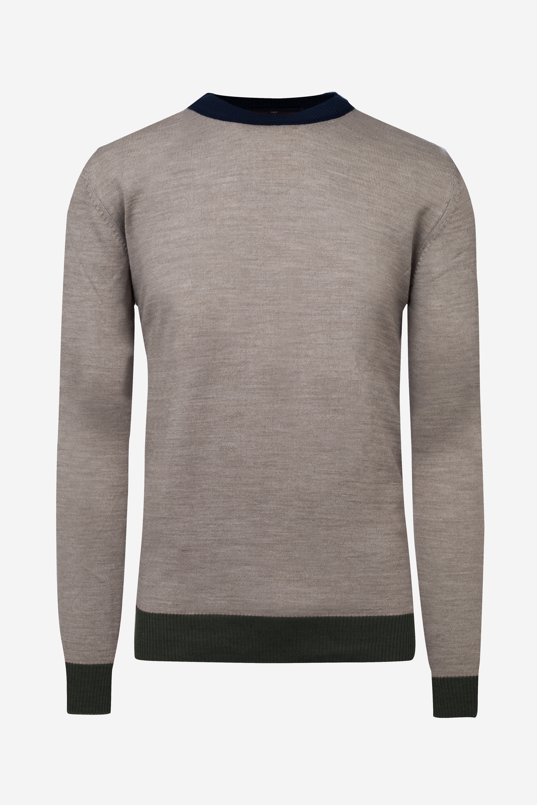 Dusk Beige Italian Merino Wool Pullover