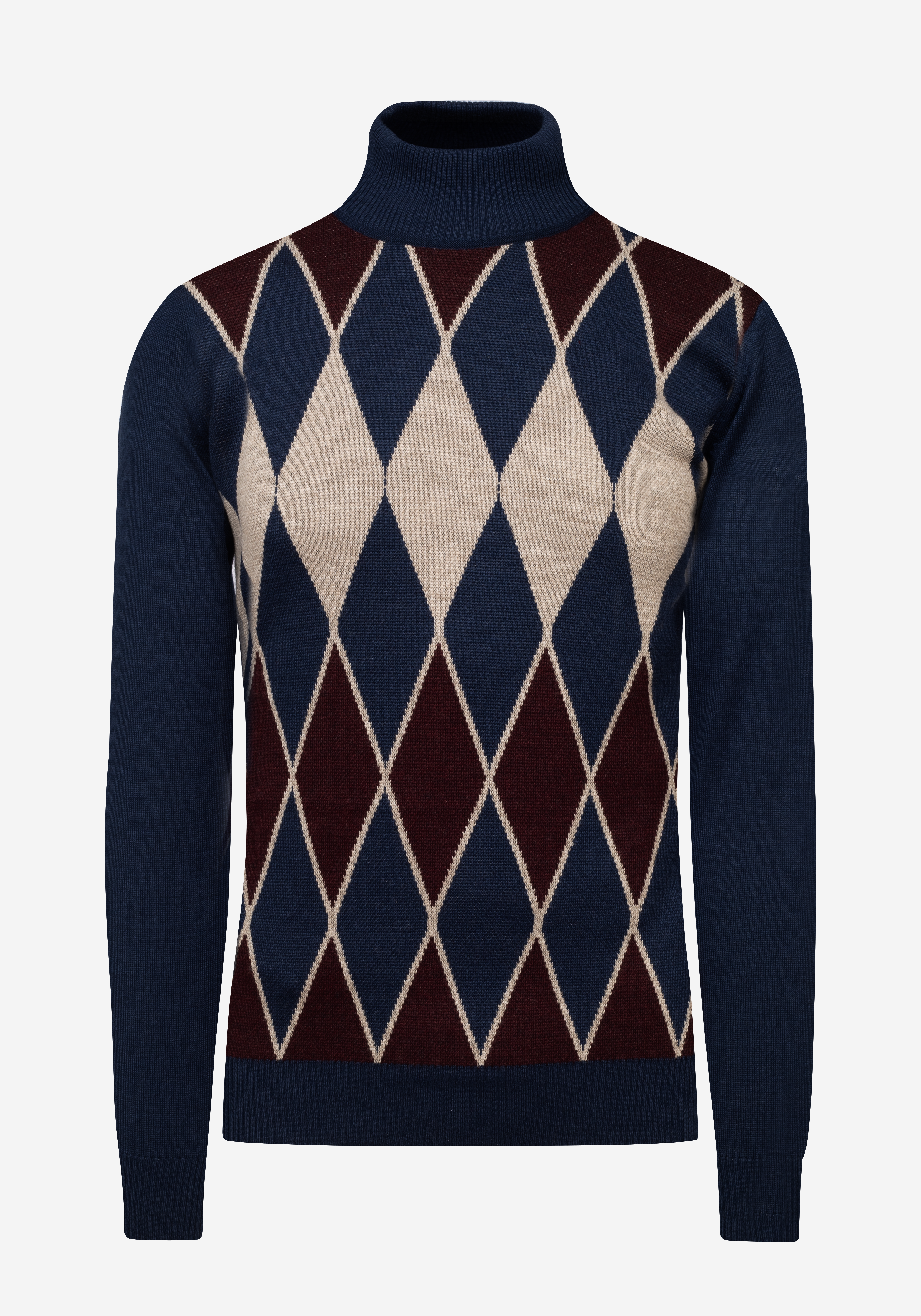 Mystic Navy Italian Merino Wool Pullover