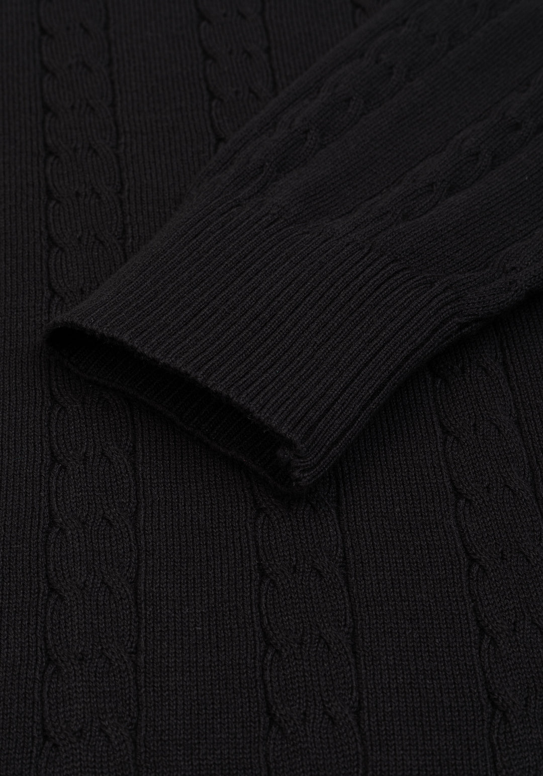 Cinder Black Braided Pullover