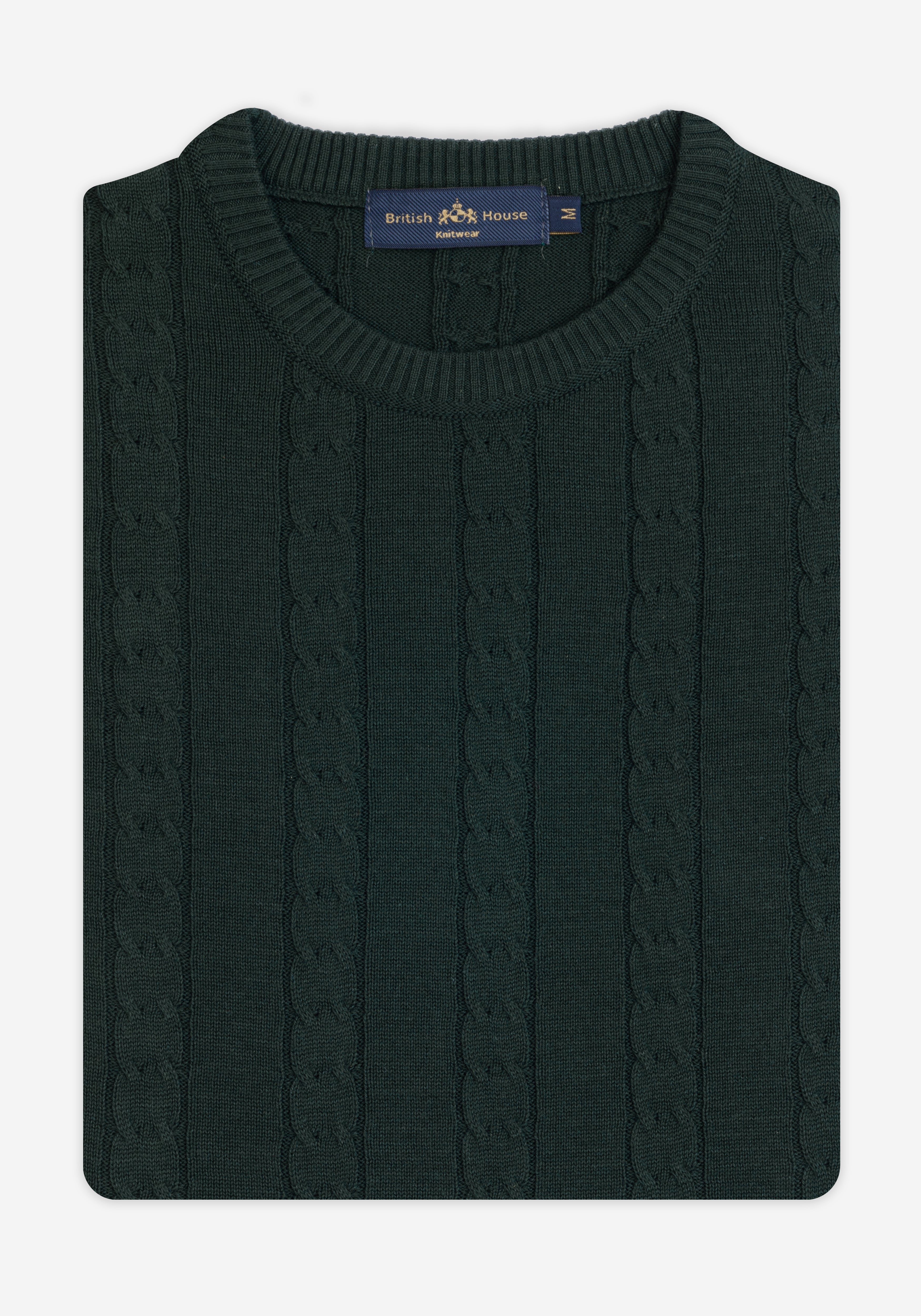 Cactus Green Braided Pullover