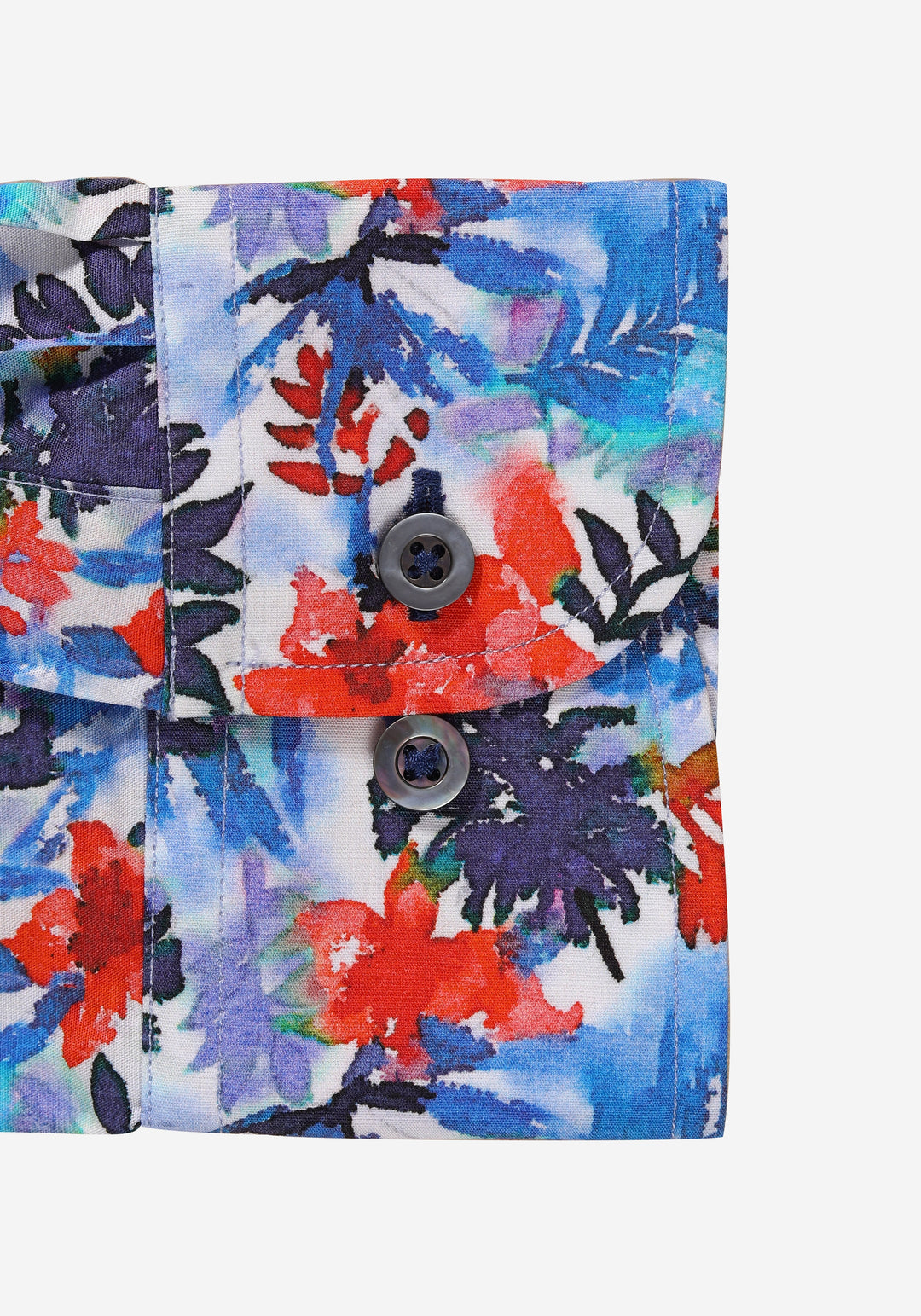 Colorful Floral Poplin Shirt - Limited Edition