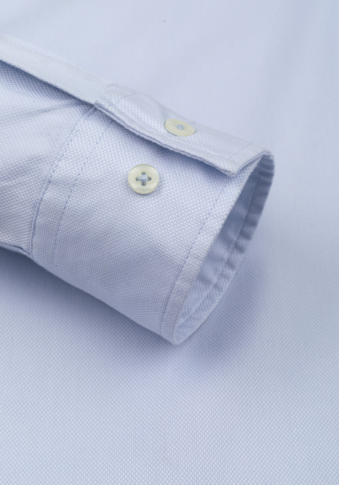 Ice Blue Washed Oxford Shirt