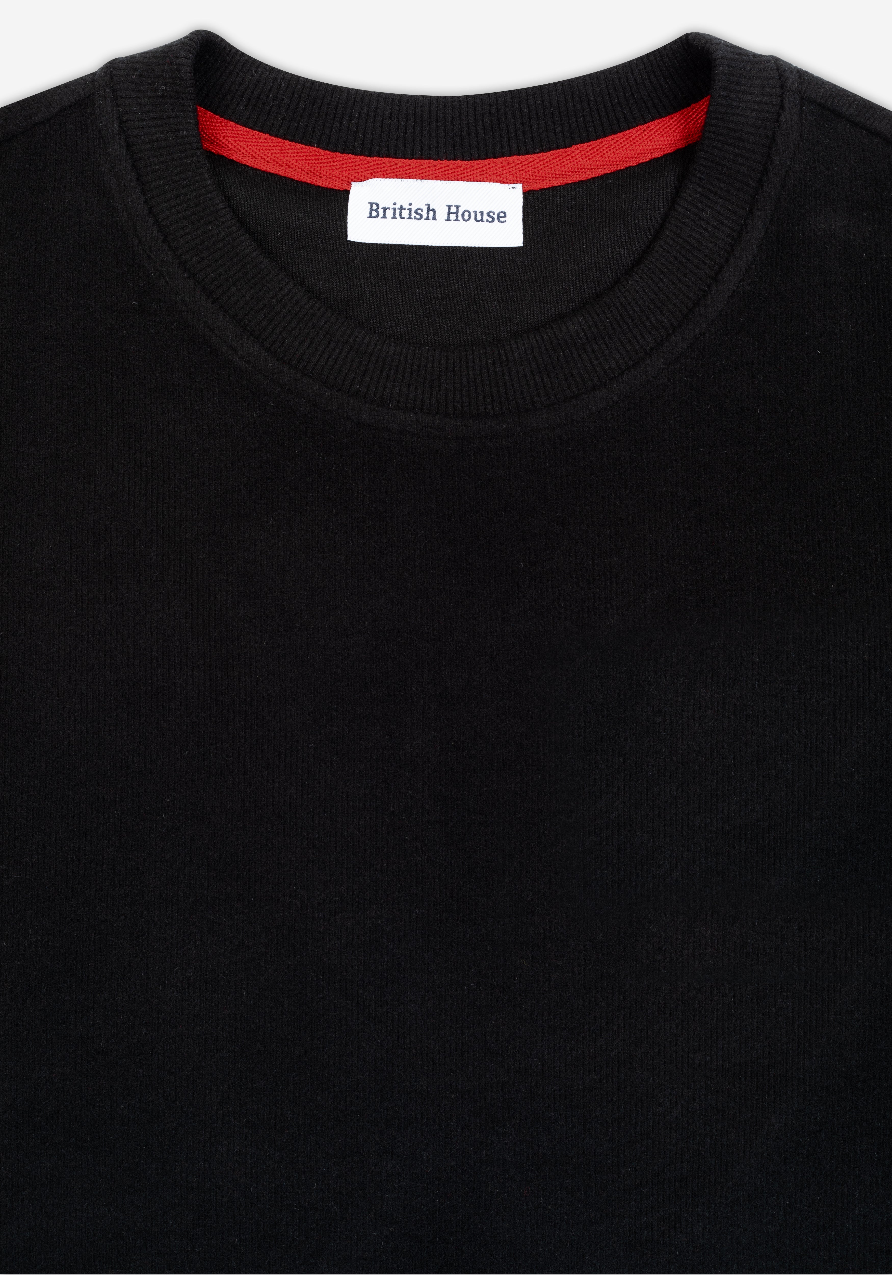 Slate Black Cotton Sweatshirt