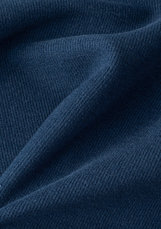 Midnight Indigo Cotton Sweatshirt