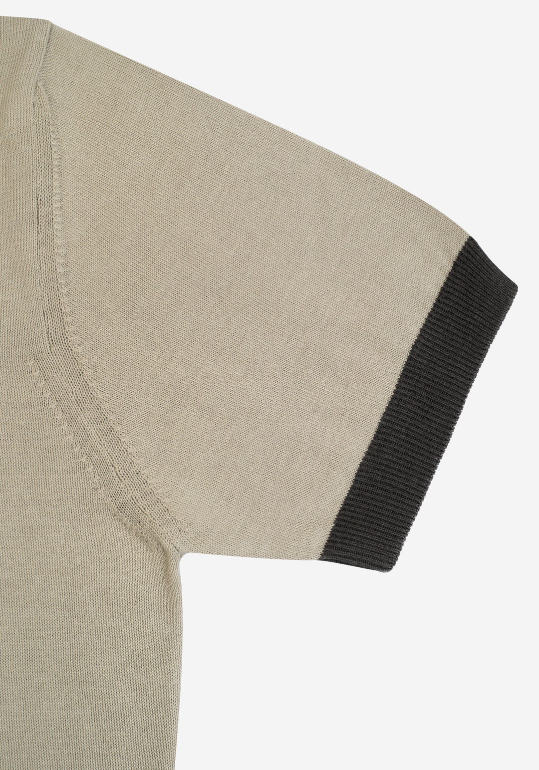 Royal Beige Knitted Polo Shirt