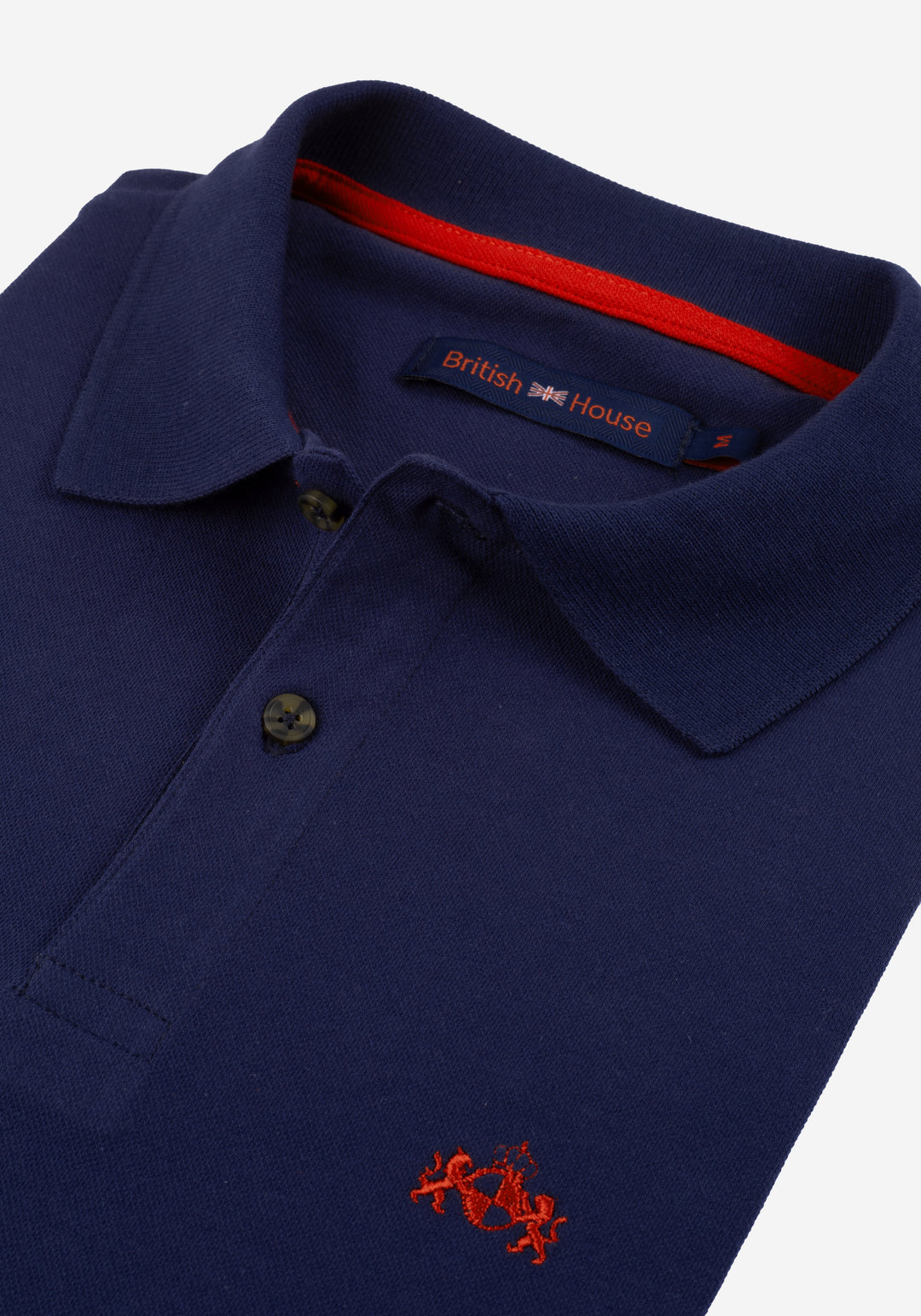 Navy Cotton Lycra Polo Shirt