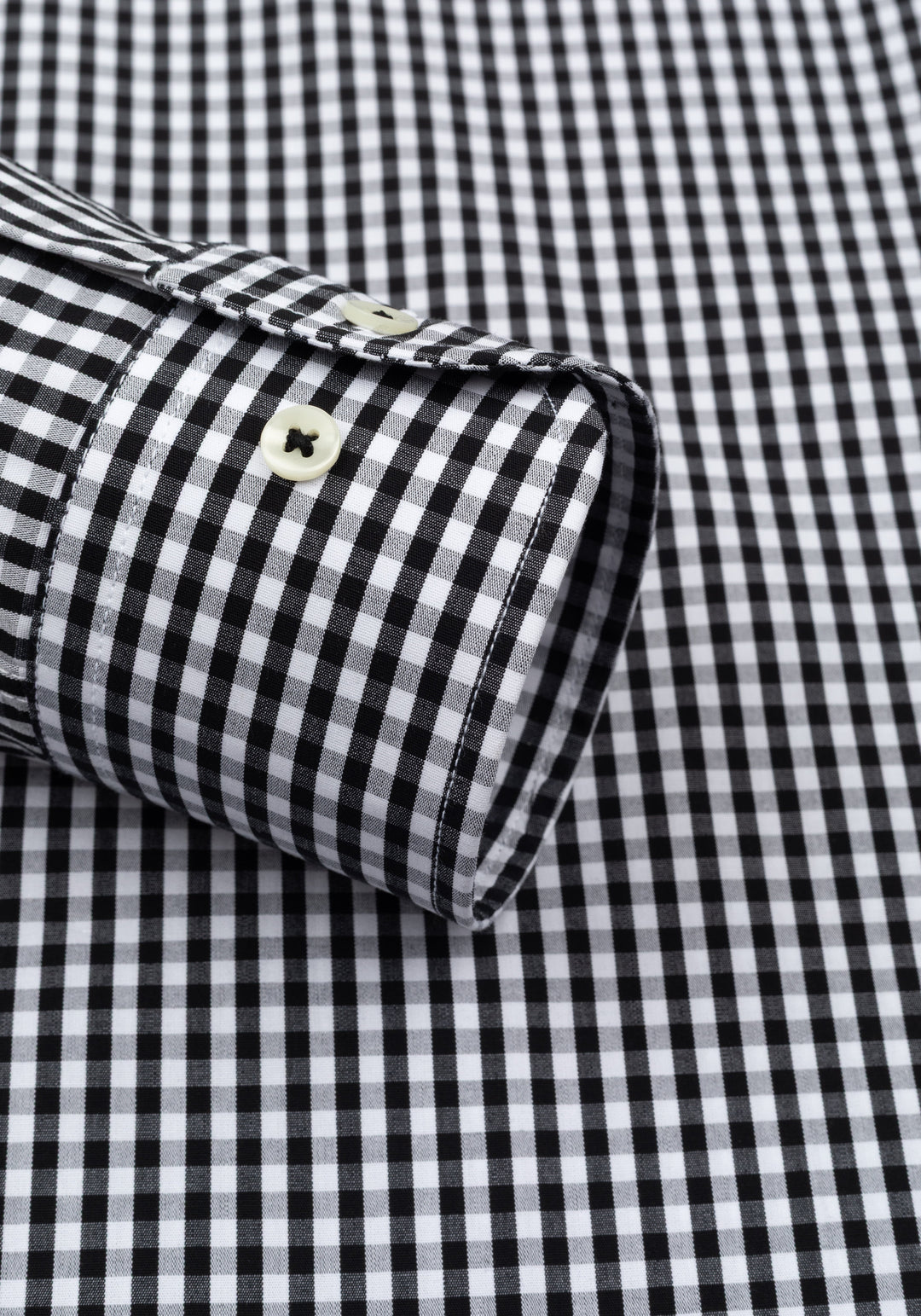 Soho Black Checked Poplin Shirt