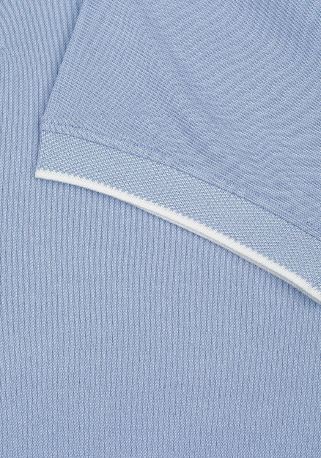 Powder Blue Cotton Polo Shirt