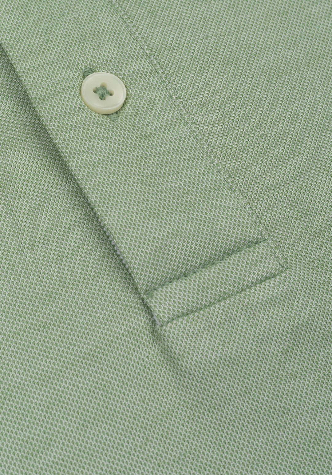 Verdant Green Cotton Polo Shirt