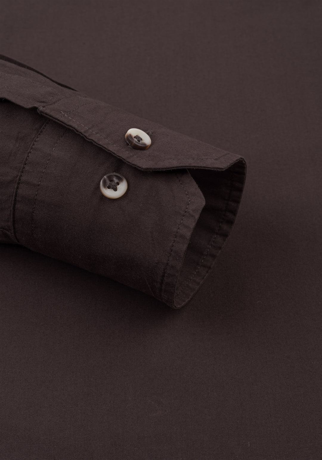Espresso Brown Piece-Dyed Shirt