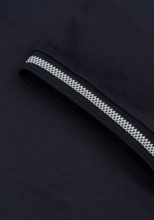 Deep Navy Cotton Polo Shirt