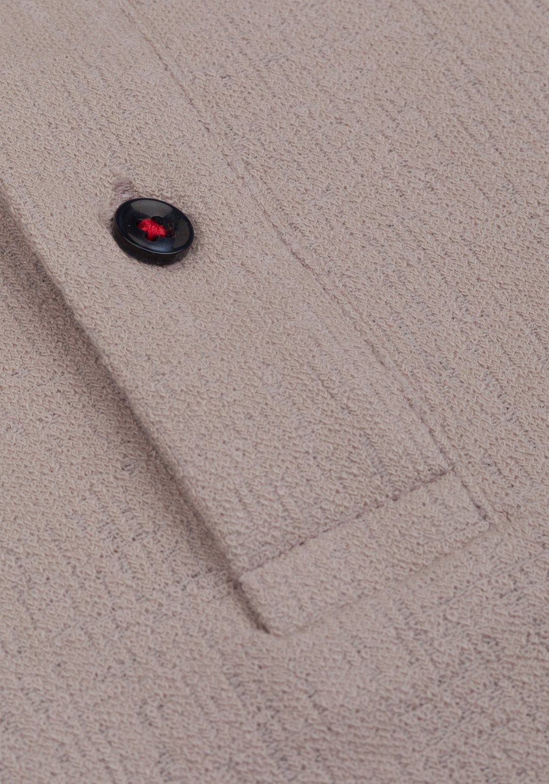 Earthstone Beige Jacquard Polo Shirt