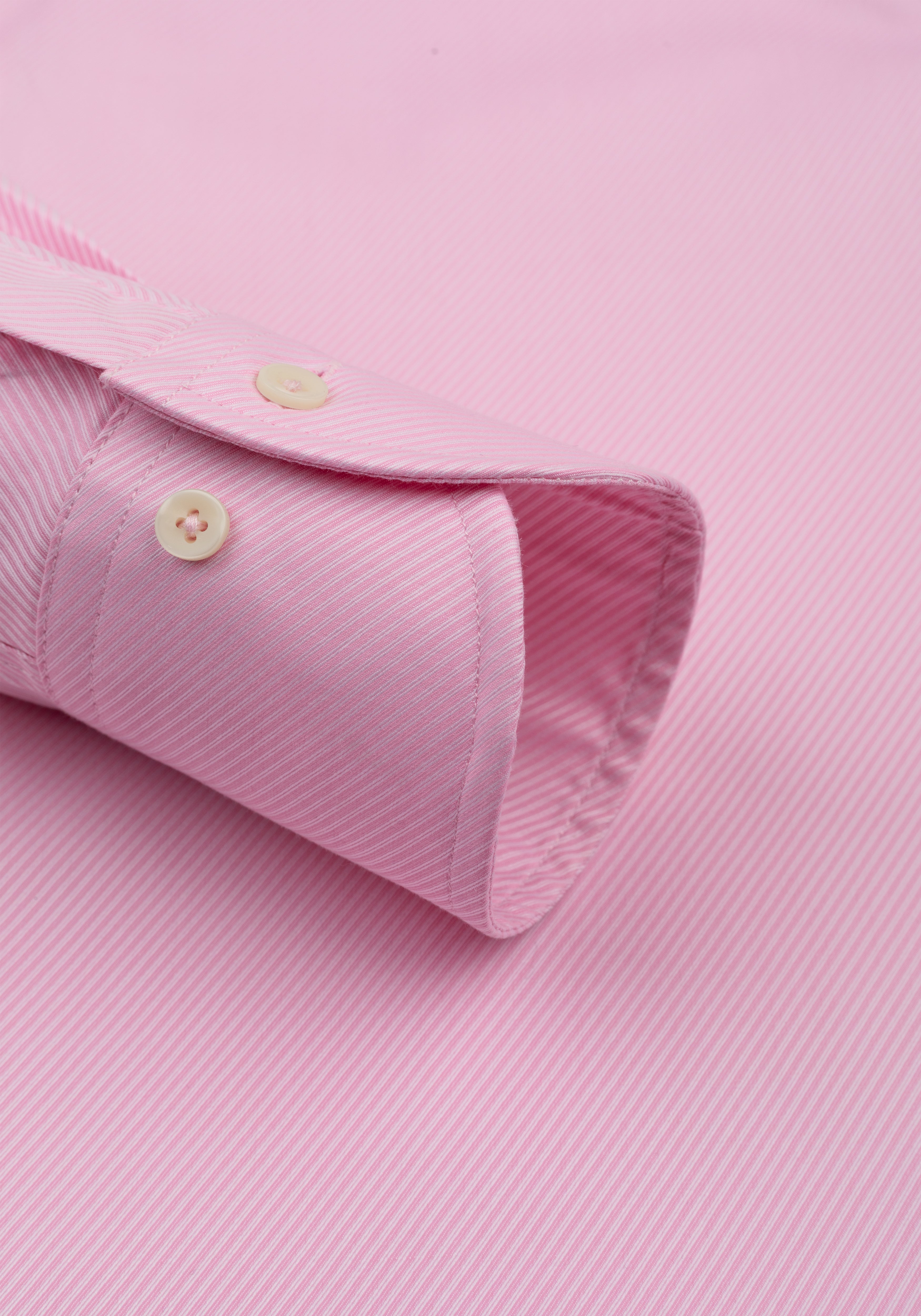 Bloom Pink Stripe Signature Twill Shirt