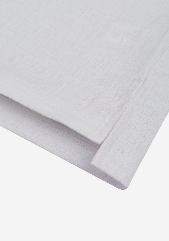 Feather White Jacquard Polo Shirt