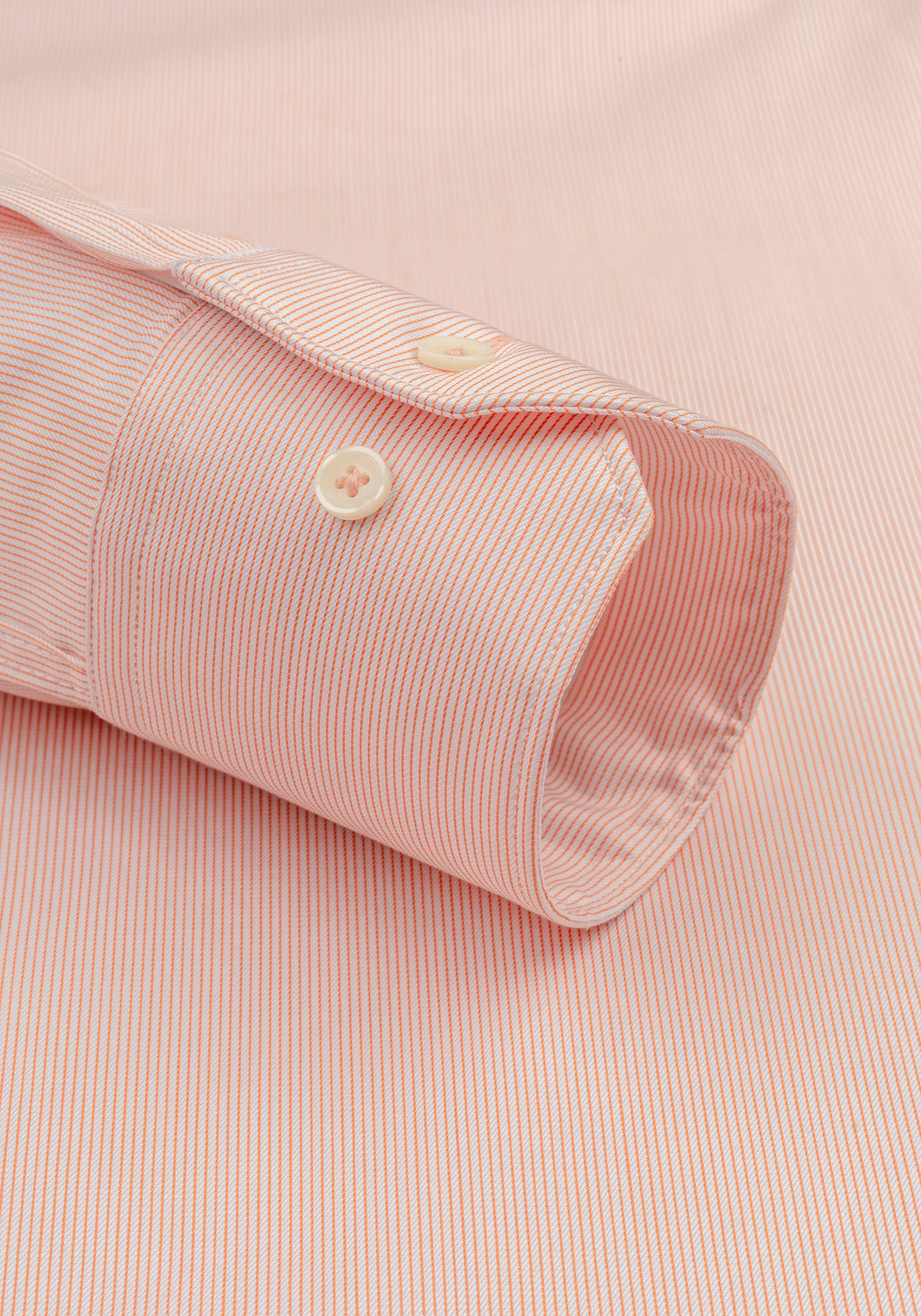 Pale Orange Stripe Signature Twill Shirt